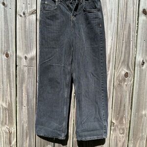 Urban Outfitters Striped Black Jeans